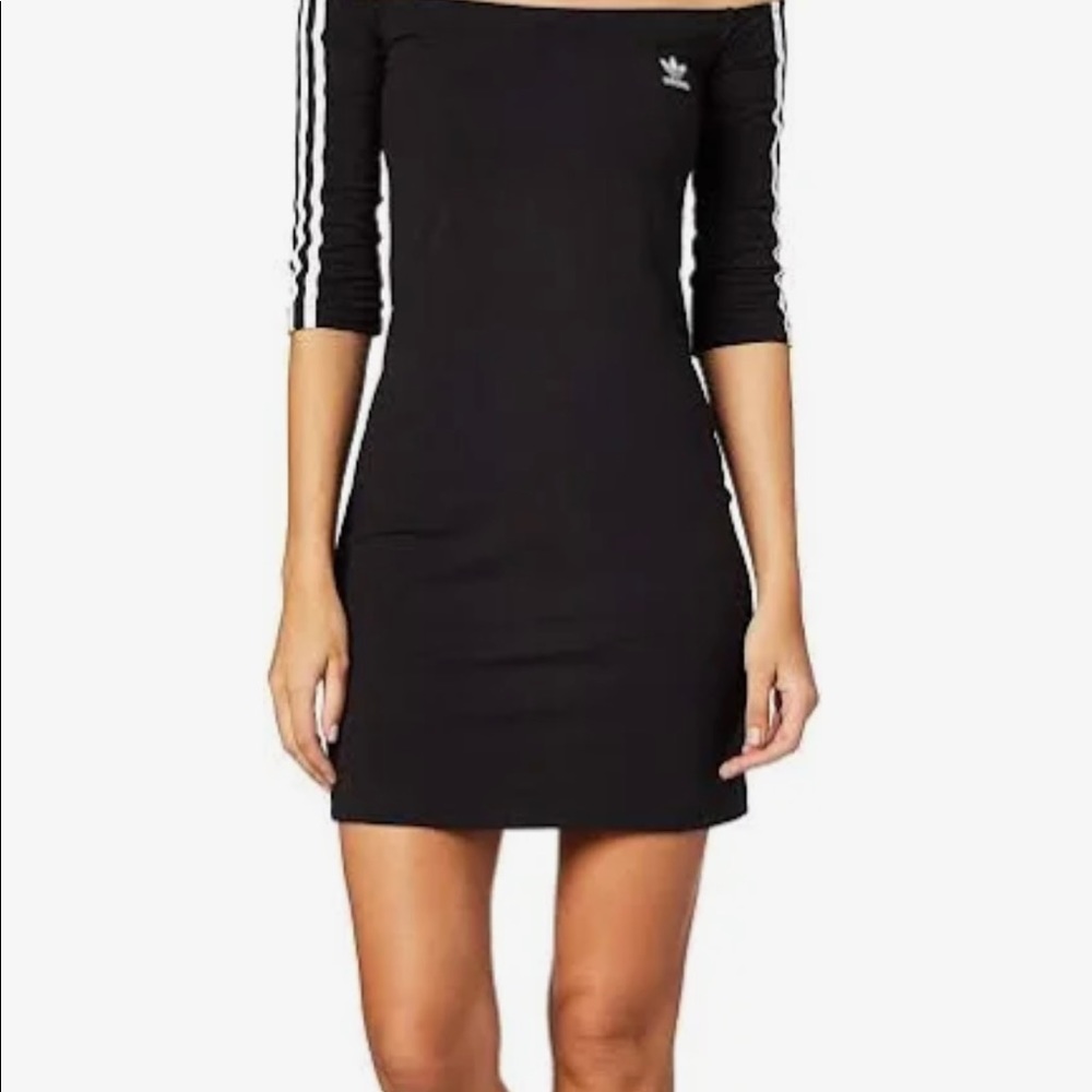 Adidas off the shoulder dress Size S